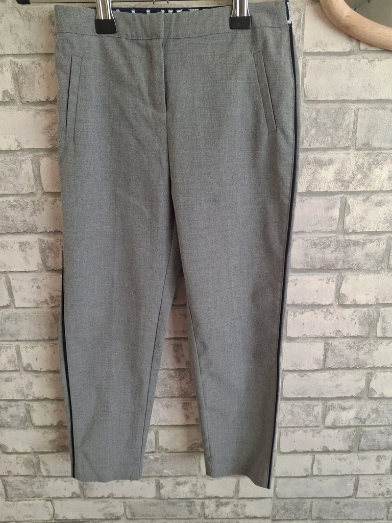 Pantalon Chino Gris Chiné Bandes Latérales taille 5 ans 